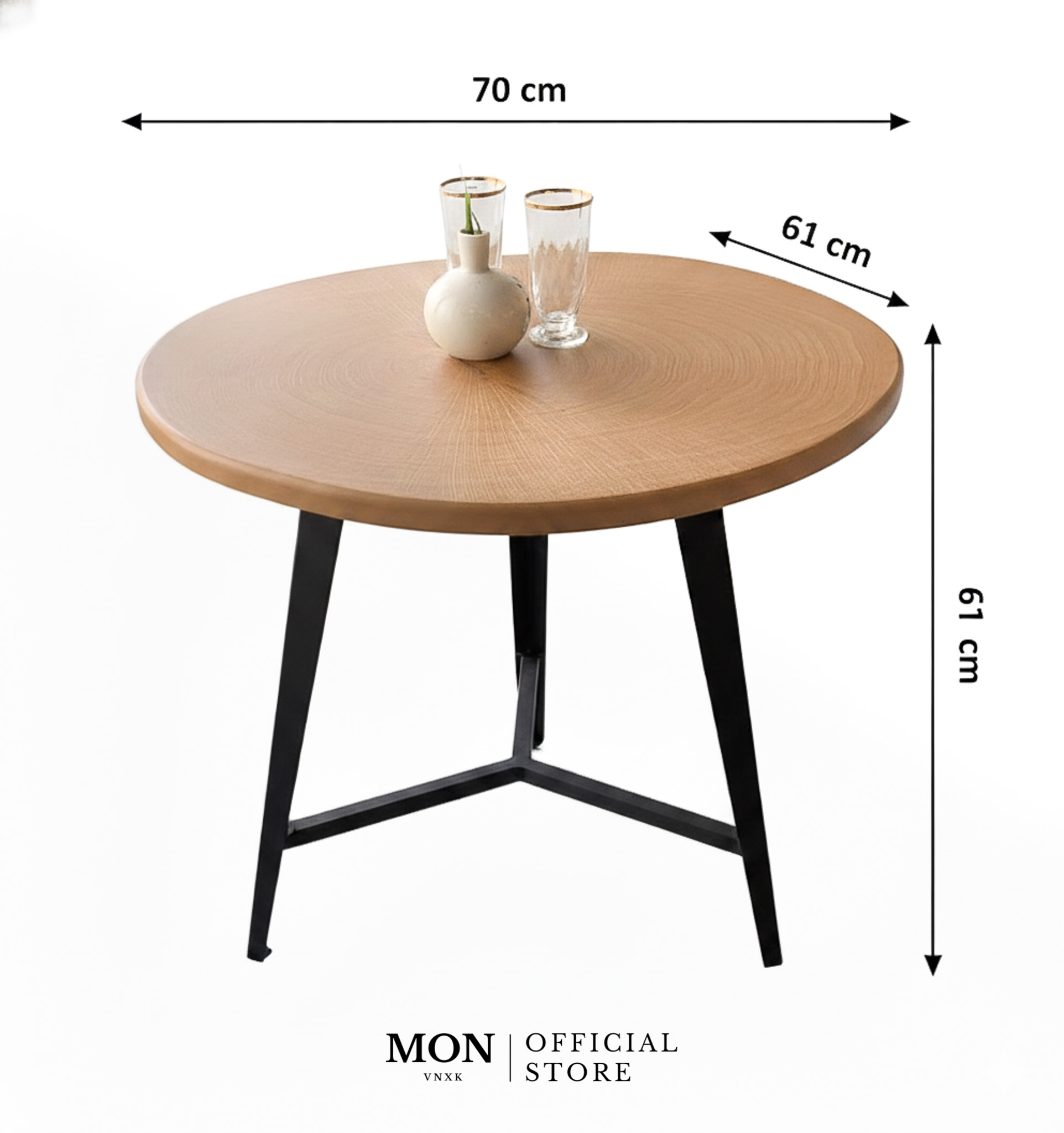 BÀN TRÀ STEVESILVER TREE SLICE TABLE MÀU TỰ NHIÊN