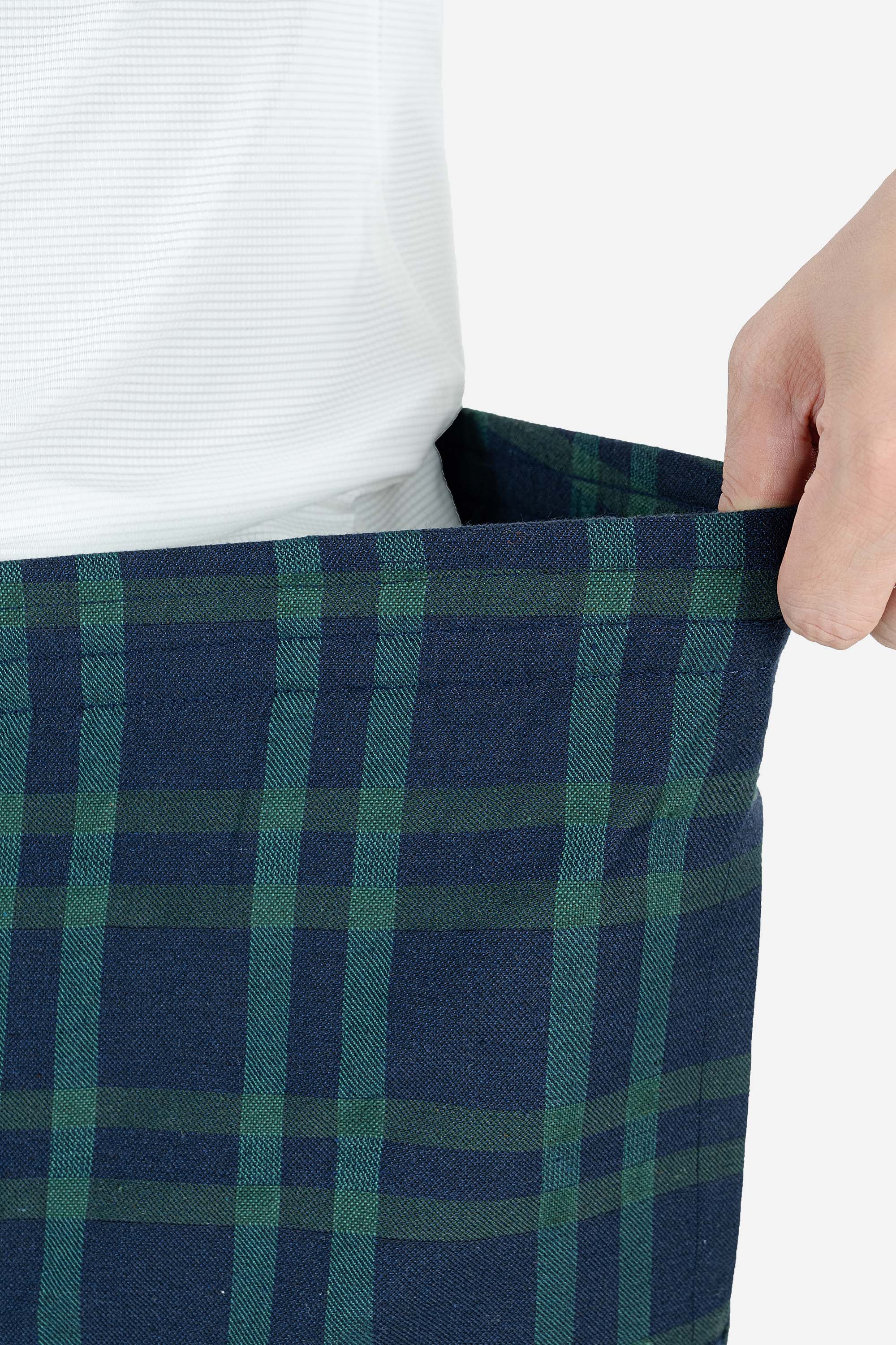 Quần Soọc Kẻ Caro Nam Trung Niên ANCHI Chất Liệu Cotton Dáng Suông Dài Qua Gối_thumbnail_34