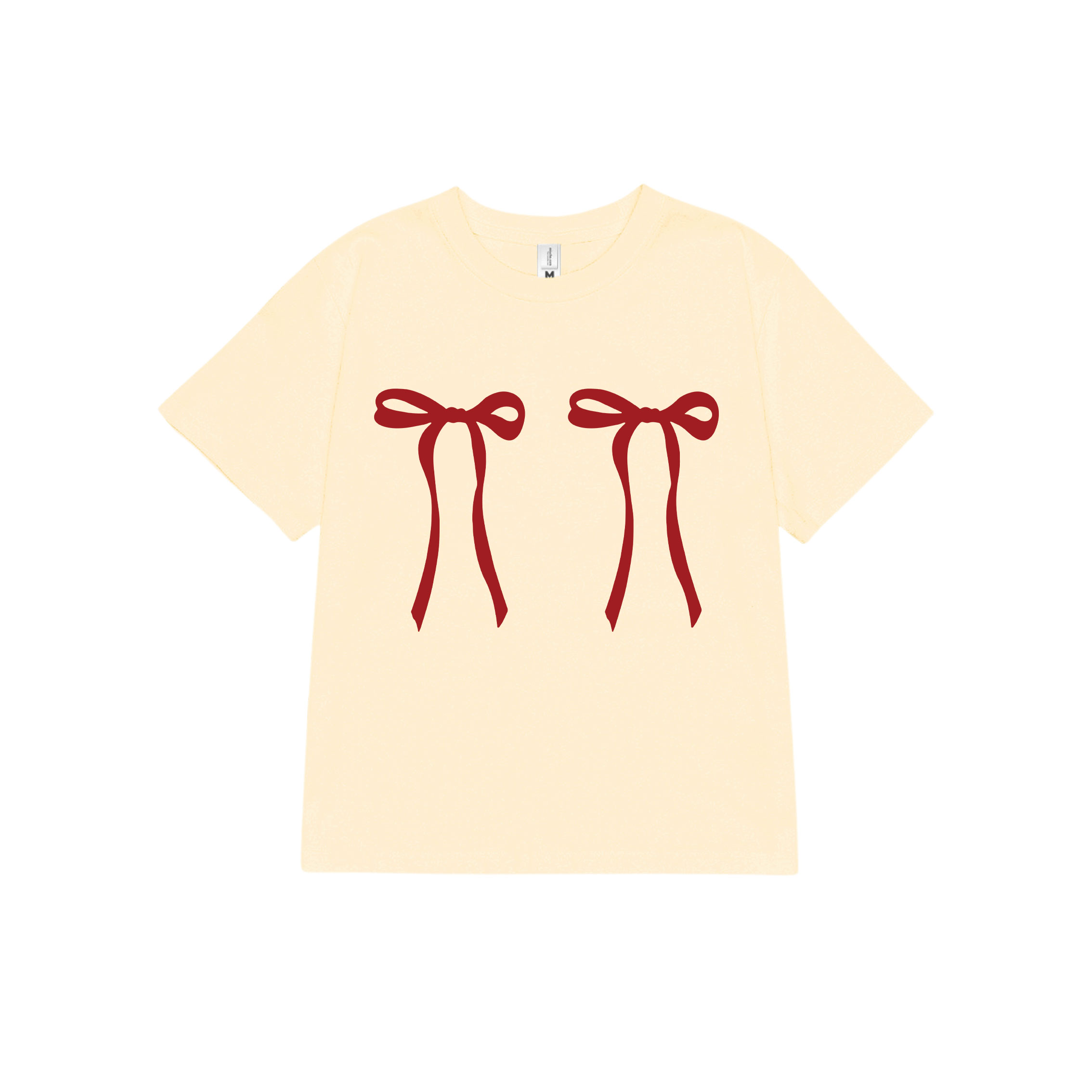 Áo thun baby tee form ôm xinh xắn hình nơ ABD1054 Miucho tay ngắn Cổ tròn hotrend in artwork_thumbnail_17