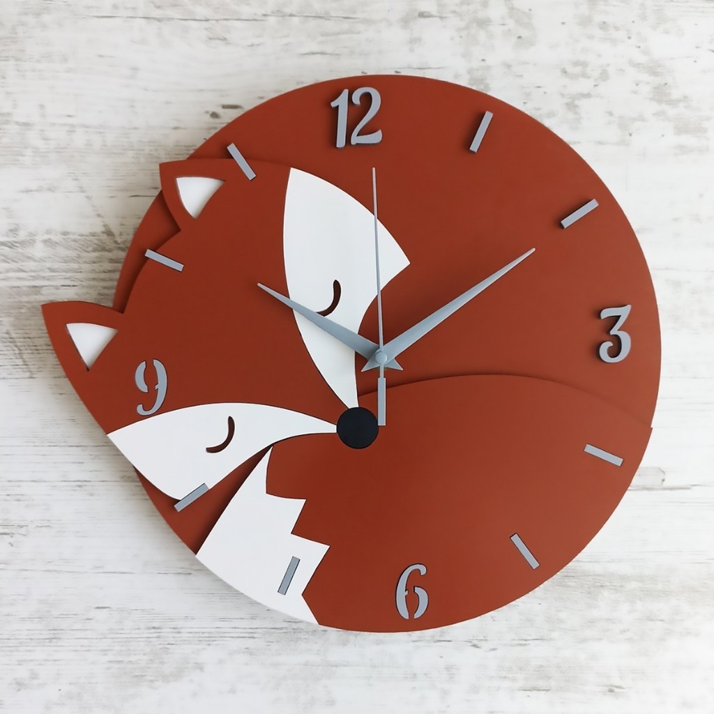 Đồng Hồ Gỗ Hình Thú Cưng - Treo Tường & Để Bàn, Decor & Quà Tặng Cute_thumbnail_13