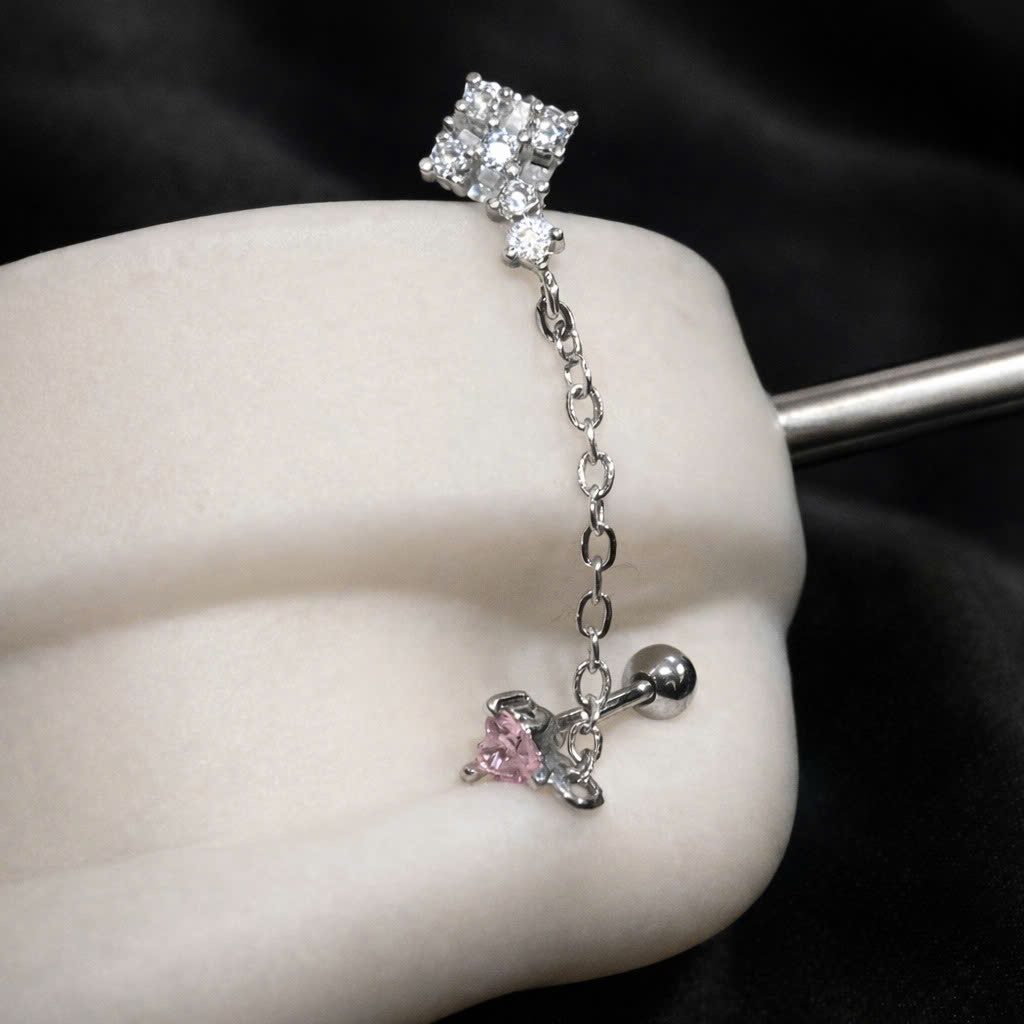 khuyên kiểu xích thánh giá và trái tim hồng_thumbnail_1