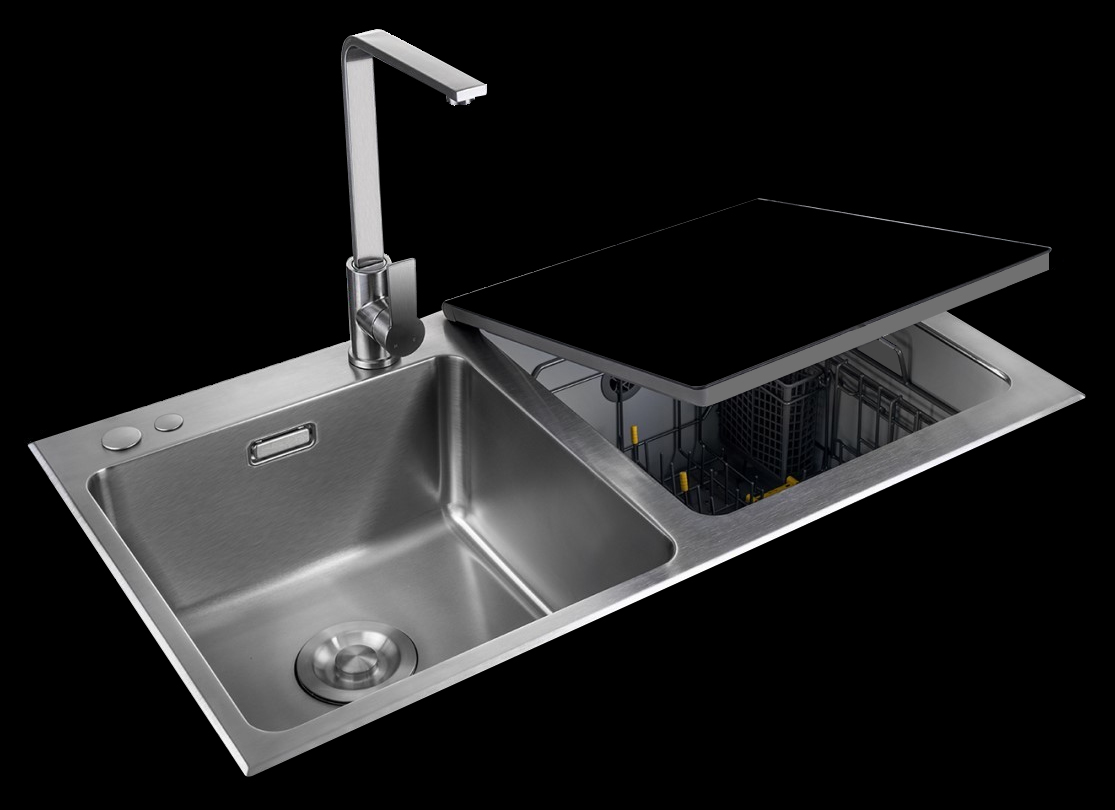 Máy rửa chén kết hợp bồn KF-SWM6 - Ảnh 5