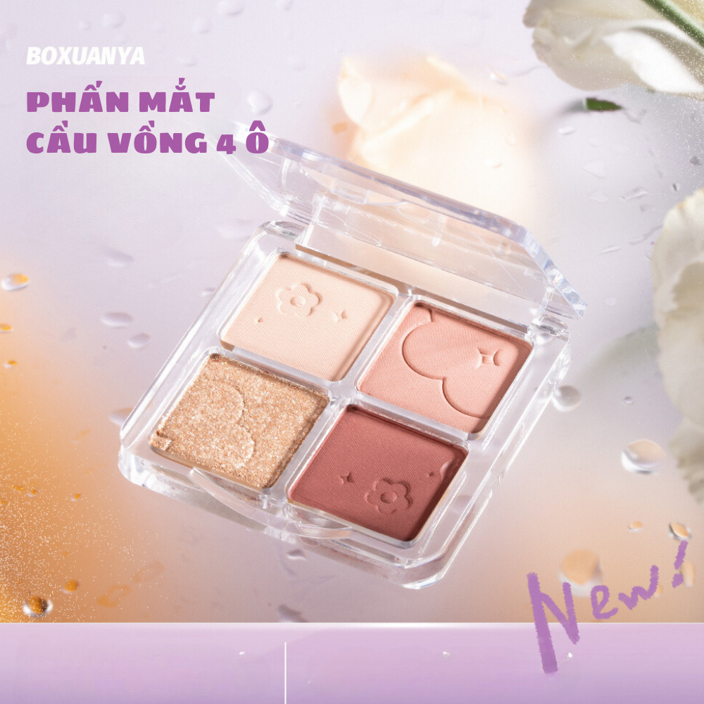 Phấn Mắt Boxuanya Cầu Vồng 4 Ô
