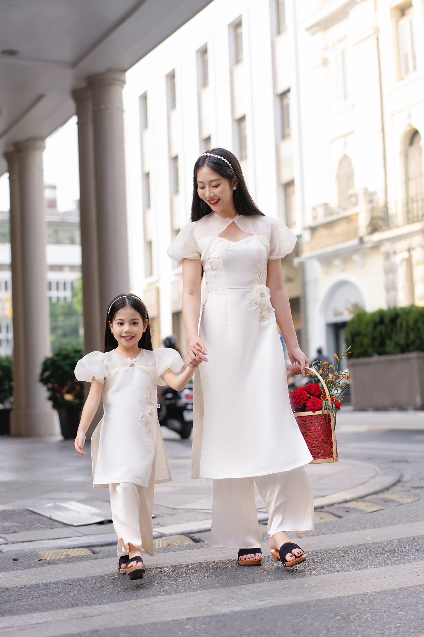 Áo dài Nhã Kỳ mẹ