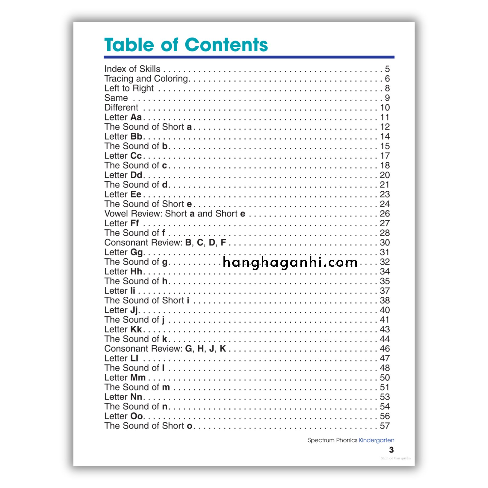 Sách Spectrum Phonics Workbook Grade K_thumbnail_1