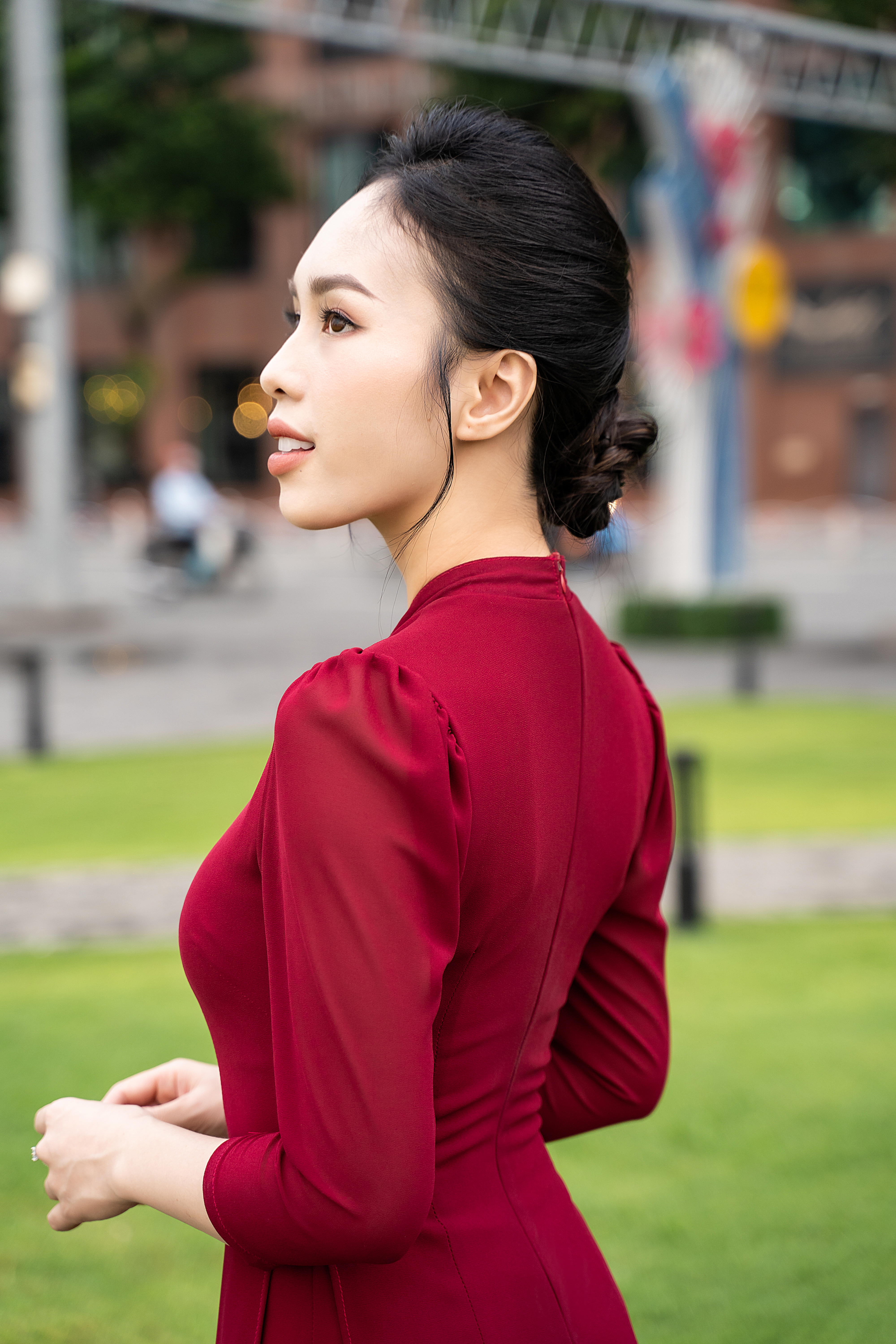 Đầm giả áo dài - Y1367 - Thương hiệu Zonbig_thumbnail_20