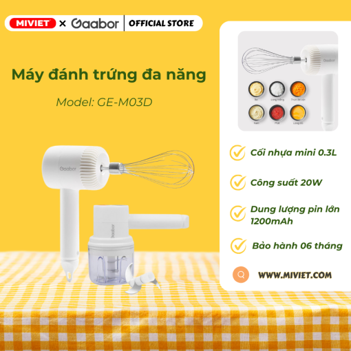 MÁY ĐÁNH TRỨNG GAABAR GE-M03D