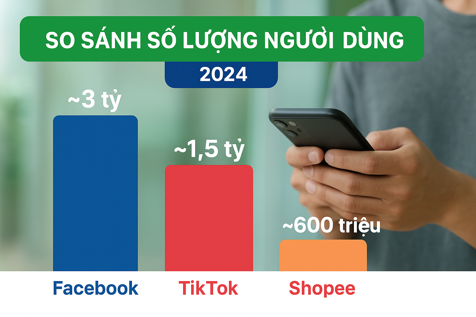 FACEBOOK Ads: Lợi thế vượt trội so với Tiktok và Shopee