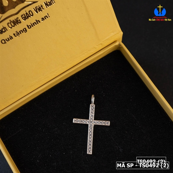 Thánh giá bạc D15 đính đá_thumbnail_2