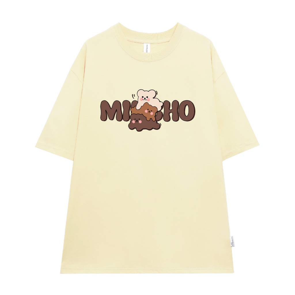 Áo phông local brand unisex ATD1190 Miucho tay ngắn vải cotton thoáng mát cổ tròn in mix_thumbnail_17