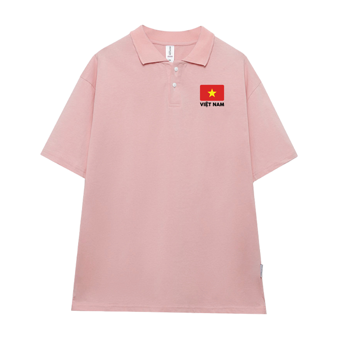 Áo polo nữ form rộng Việt Nam tôi yêu 2114 Miucho vải cotton 4c thoáng mát in mix_thumbnail_8