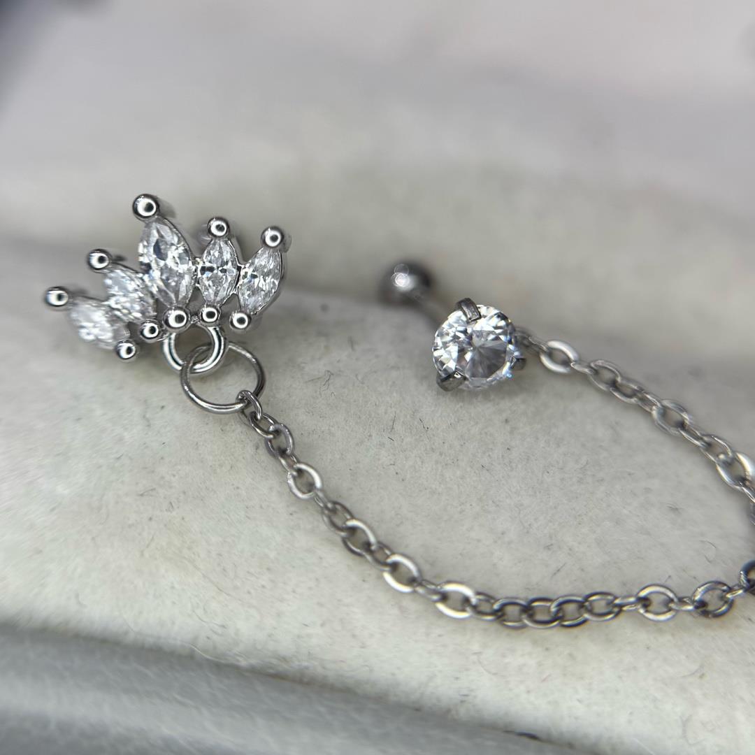 khuyên kiểu xích kim cương năm lá và kim cương tròn _thumbnail_0