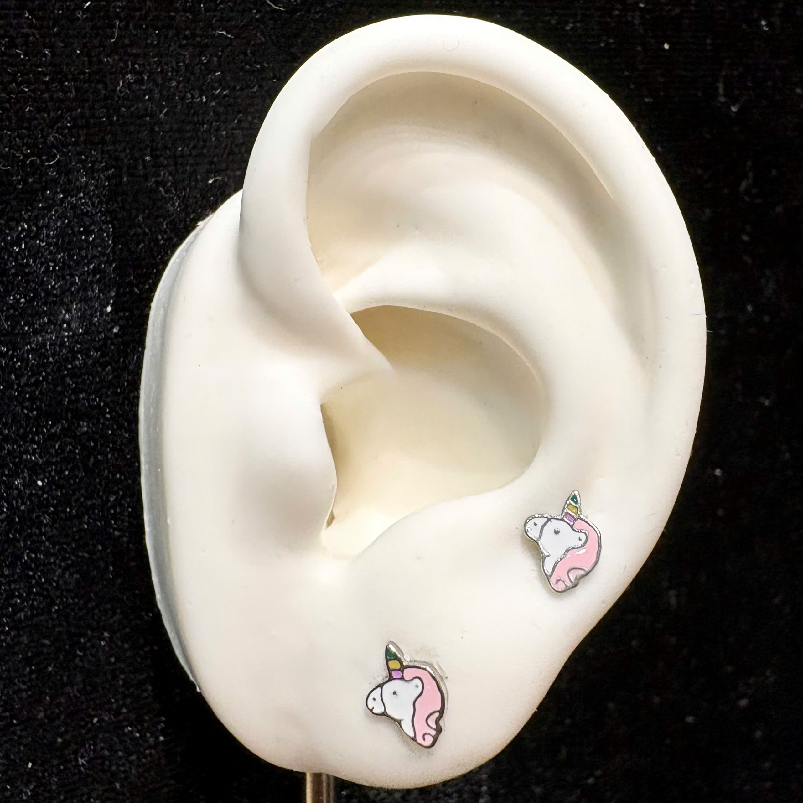 Khuyên kiểu ngựa pony trơn bi