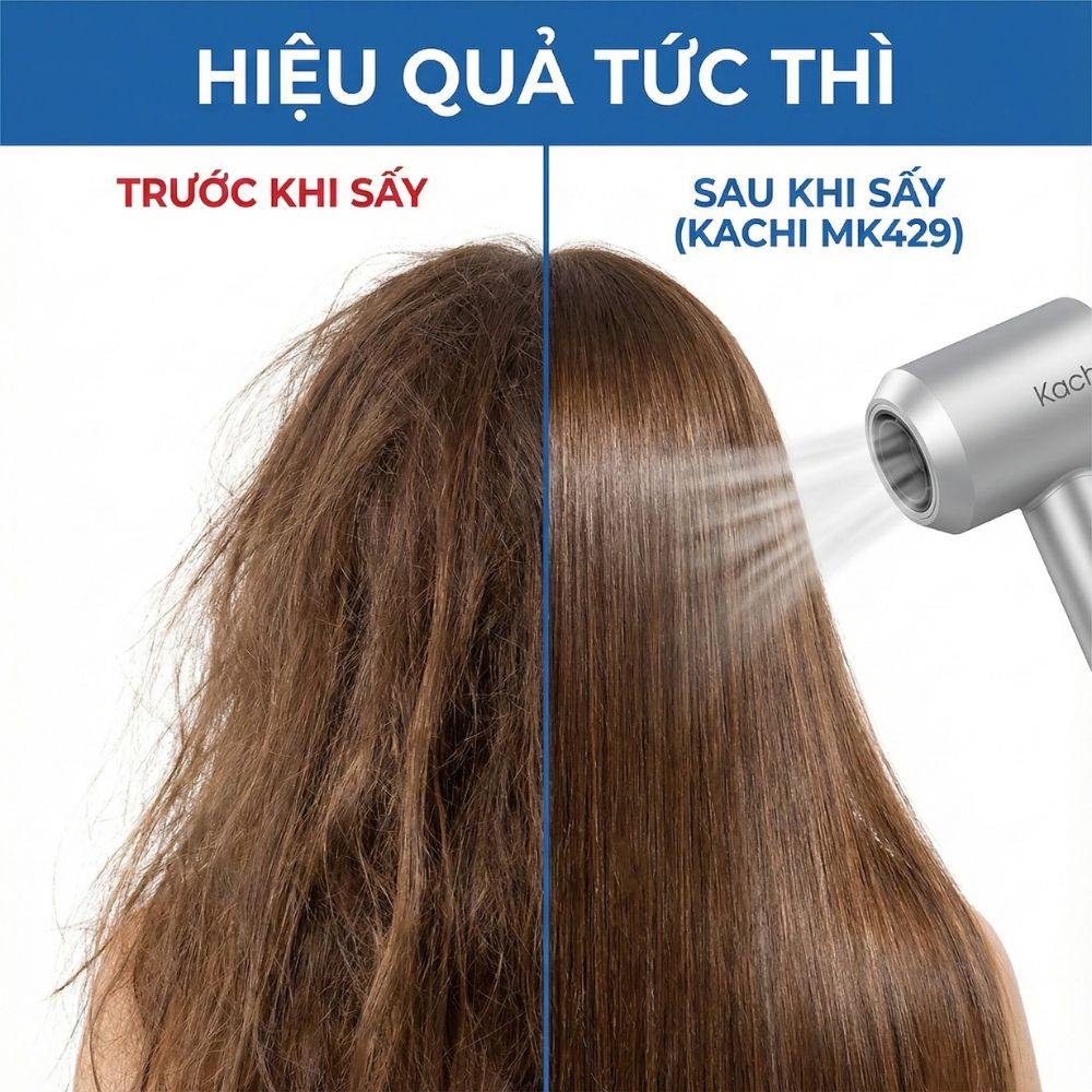 Máy Sấy Tóc Tốc Độ Cao Kachi MK429 ION (110.000 vòng/phút) - Sấy Nhanh, Chăm Sóc Tóc Ion Âm, Kiểm Soát Nhiệt NTC_thumbnail_4