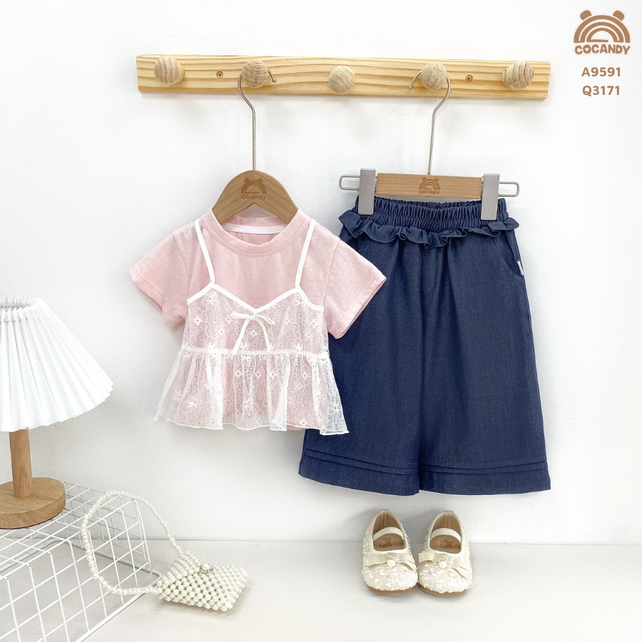 Áo cộc HỒNG giả yếm ren trắng_thumbnail_6