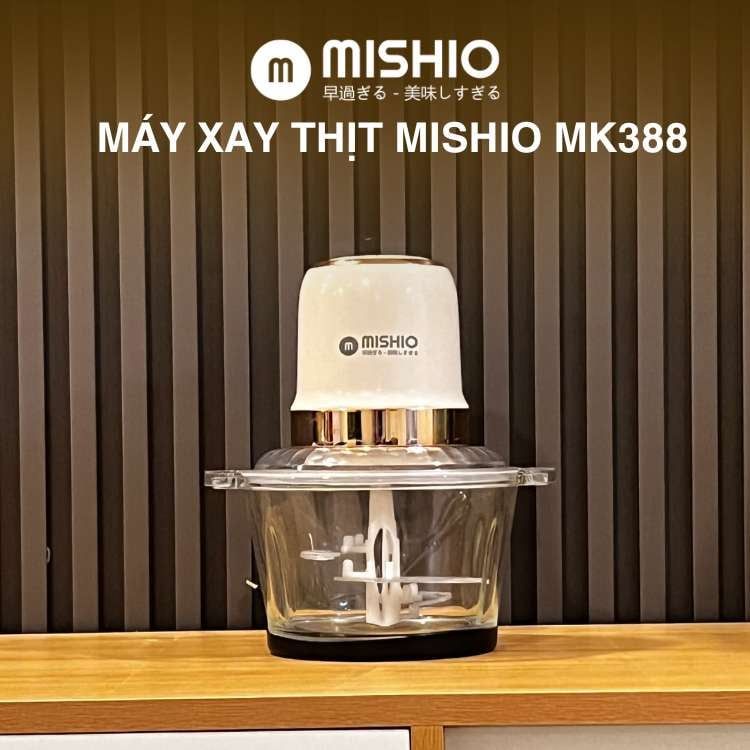 Máy Xay Thịt Đa Năng Mishio MK388 - Cối Thủy Tinh 2L, Xay Nhuyễn Mọi Loại Thực Phẩm, Đa Dụng, Tiện Lợi_thumbnail_0
