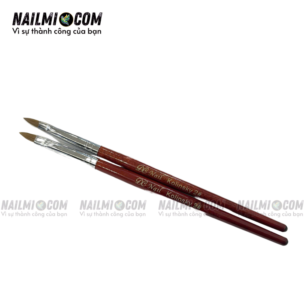 Cọ đắp hoa - cọ nặn hoa - số 2 - DC Koilinsky - cán gỗ