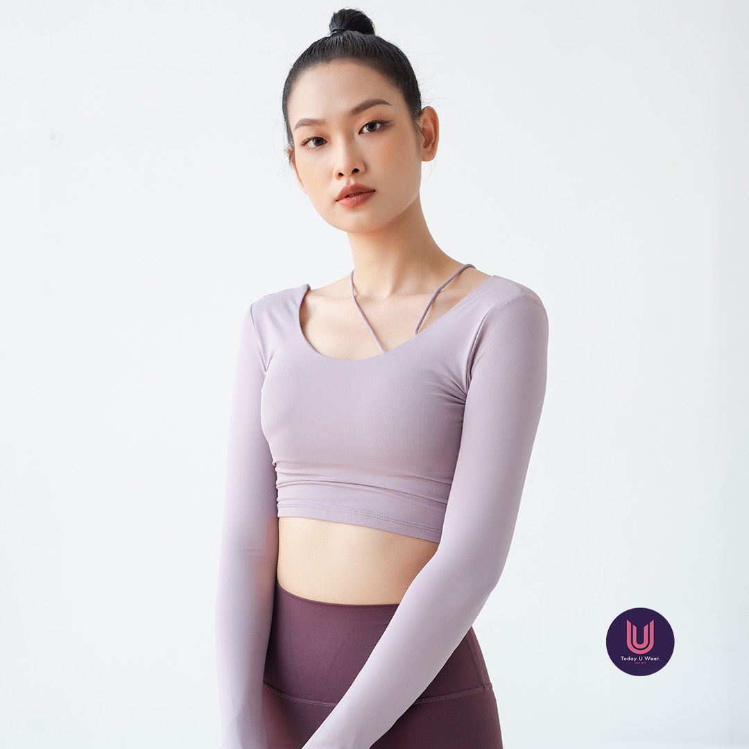 Áo tập gym yoga thể thao nữ Softy tay dài_thumbnail_2