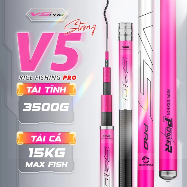 Cần câu đài V5 PRO RICE FISHING CC-27