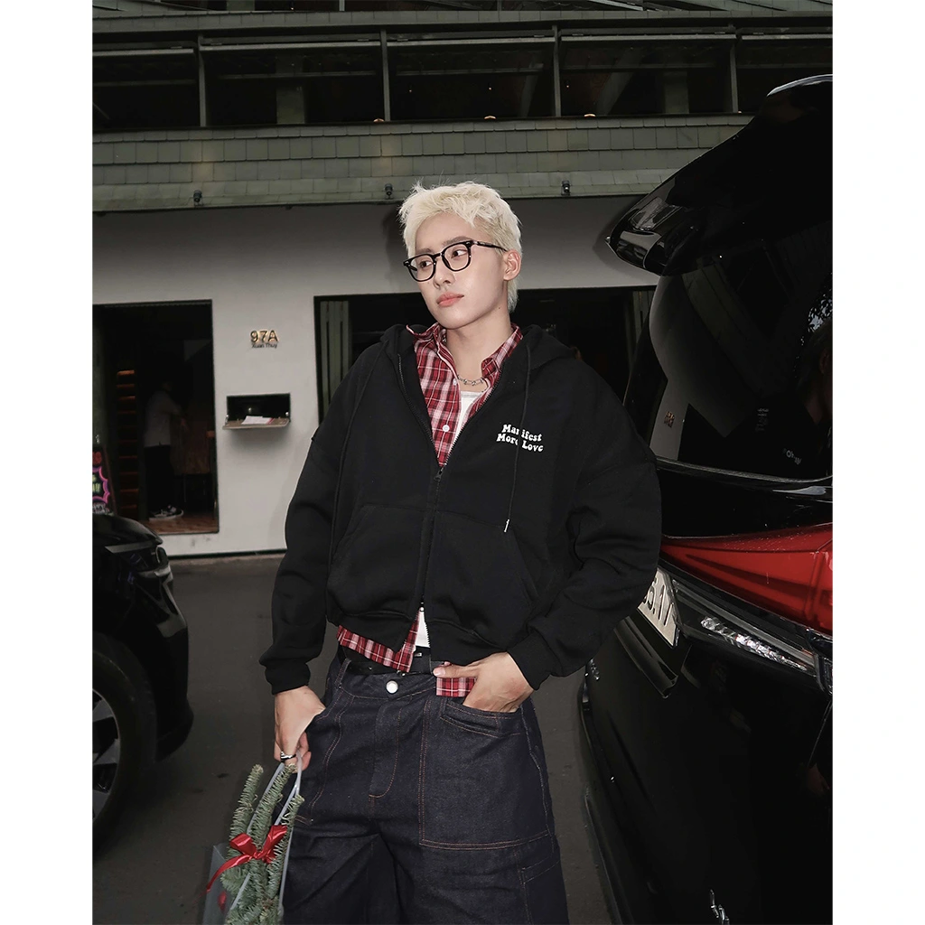 Áo hoodie zip boxy couple hình phối chữ dễ thương Miucho Club nỉ 2 da thoáng mát dày dặn 2993_thumbnail_4