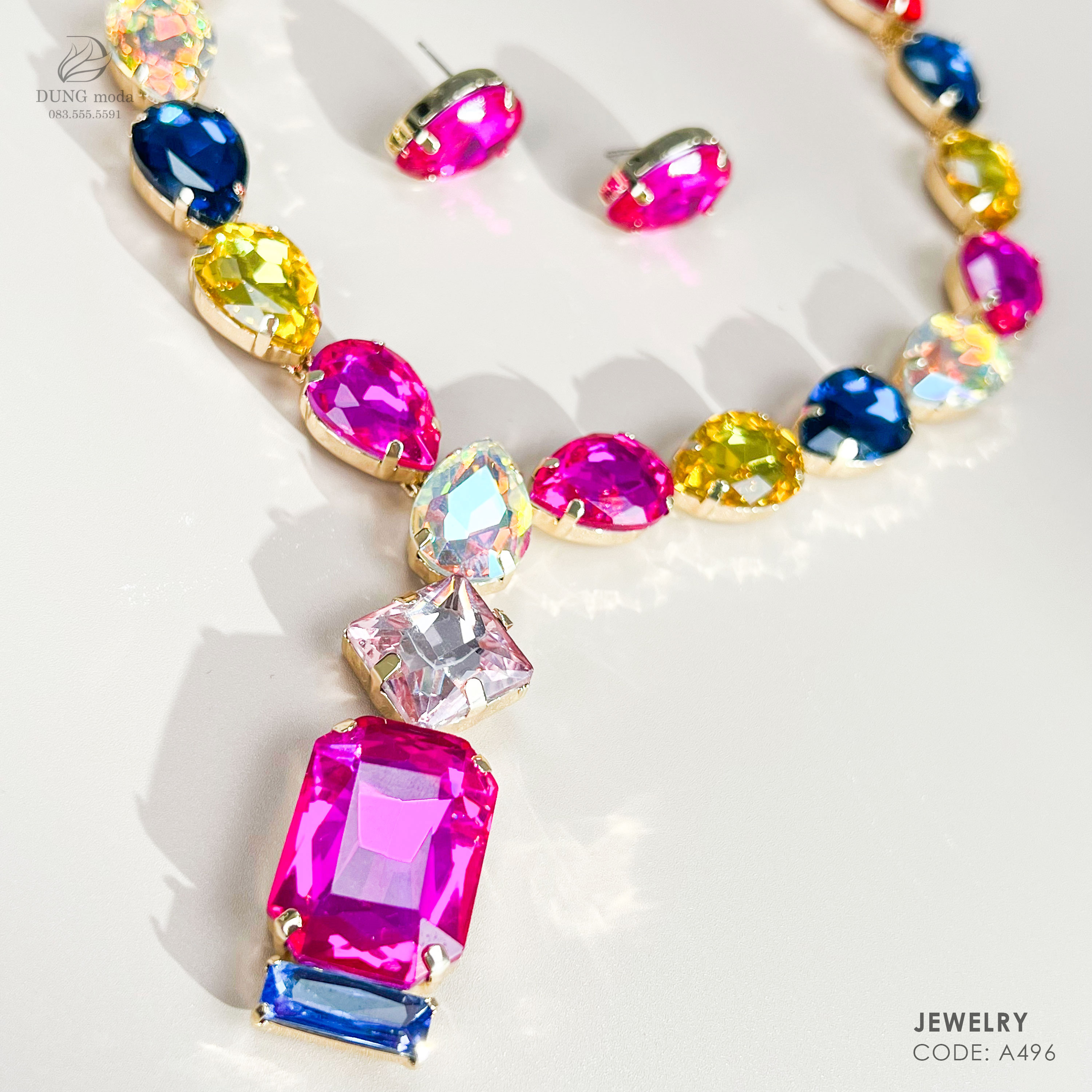 Bộ Trang Sức Pha Lê A496_thumbnail_4