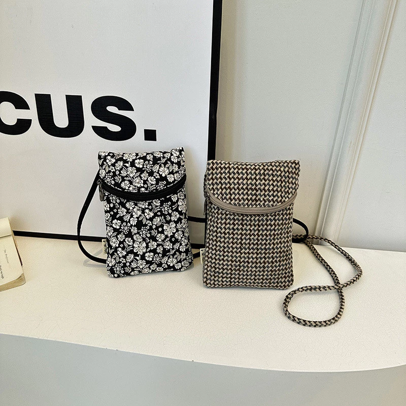 Premium Linen Mini Phone Sling - Crossbody Pouch_thumbnail_2