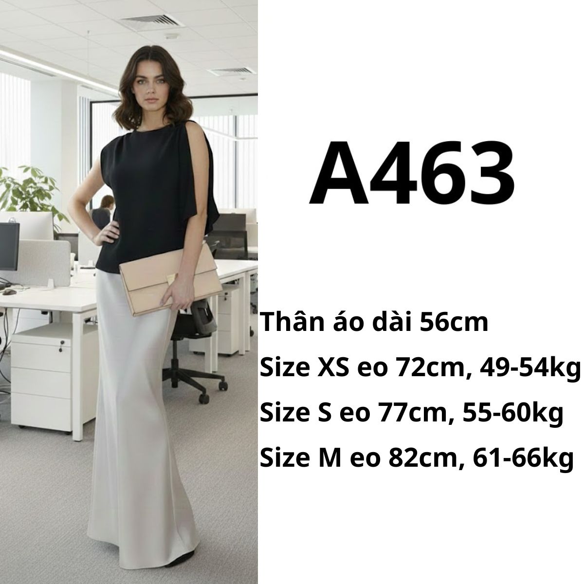 A463 Áo lệch vai MG