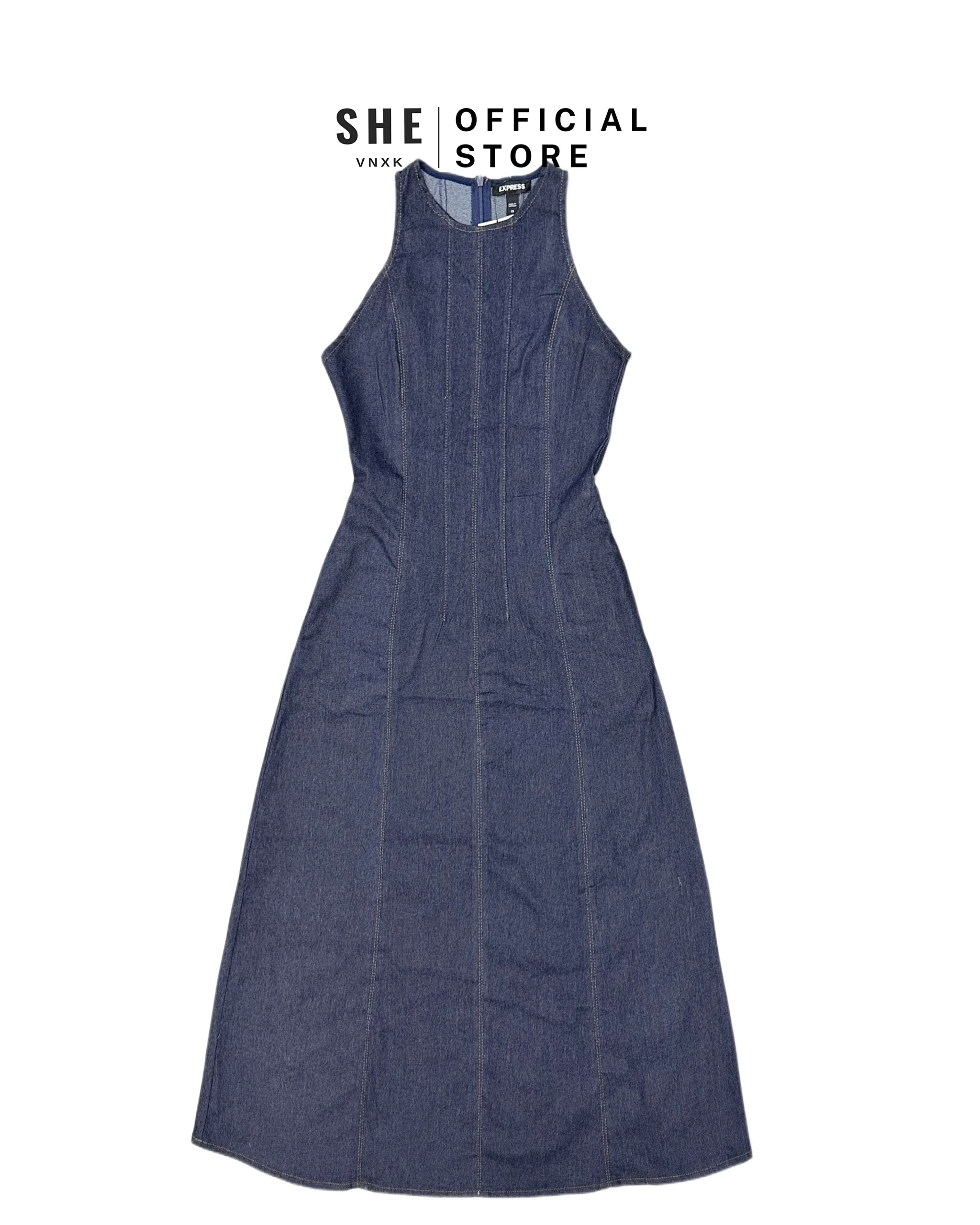 9651 ĐẦM EXPRESS DENIM