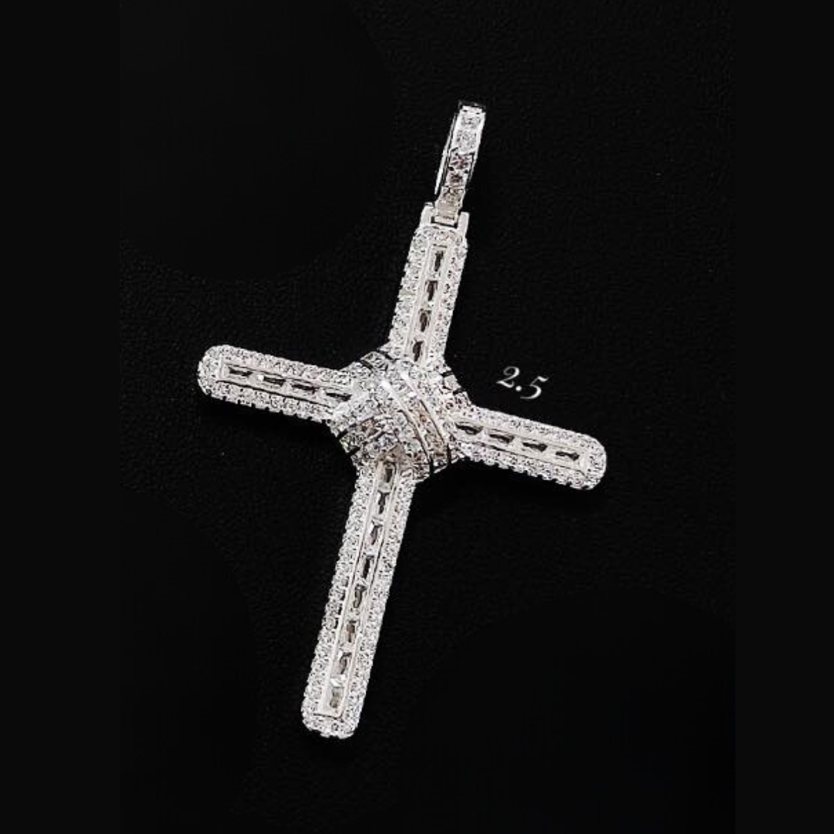 MN43 - Mặt dây chuyền nam thánh giá dáng vuông chữ X (2,5c)_thumbnail_1