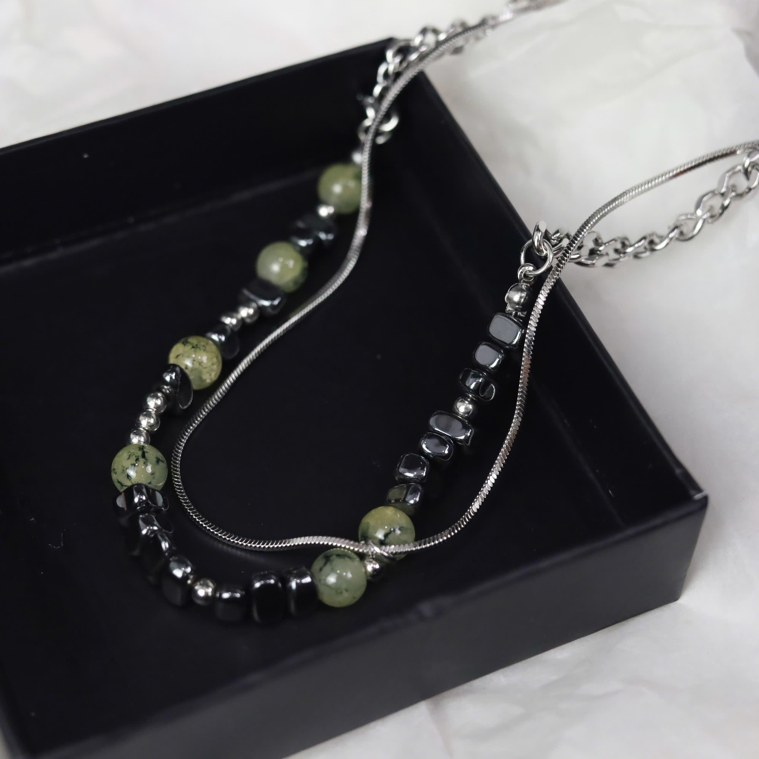 Vòng cổ dây trơn dây ngọc nhiều màu_thumbnail_1