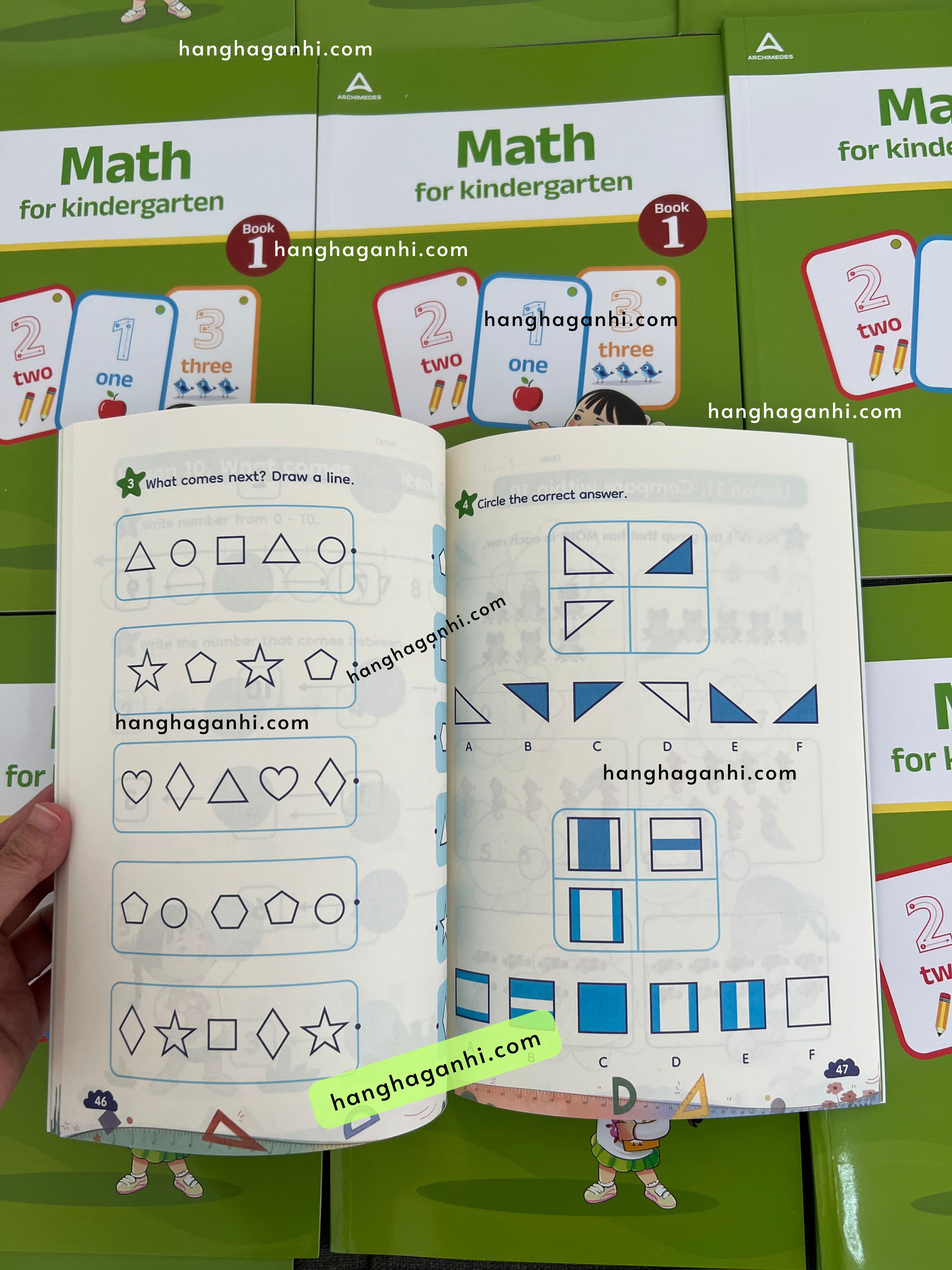 Sách Archimedes Math for Kindergarten Book 1, Toán tiếng Anh mầm non_thumbnail_3