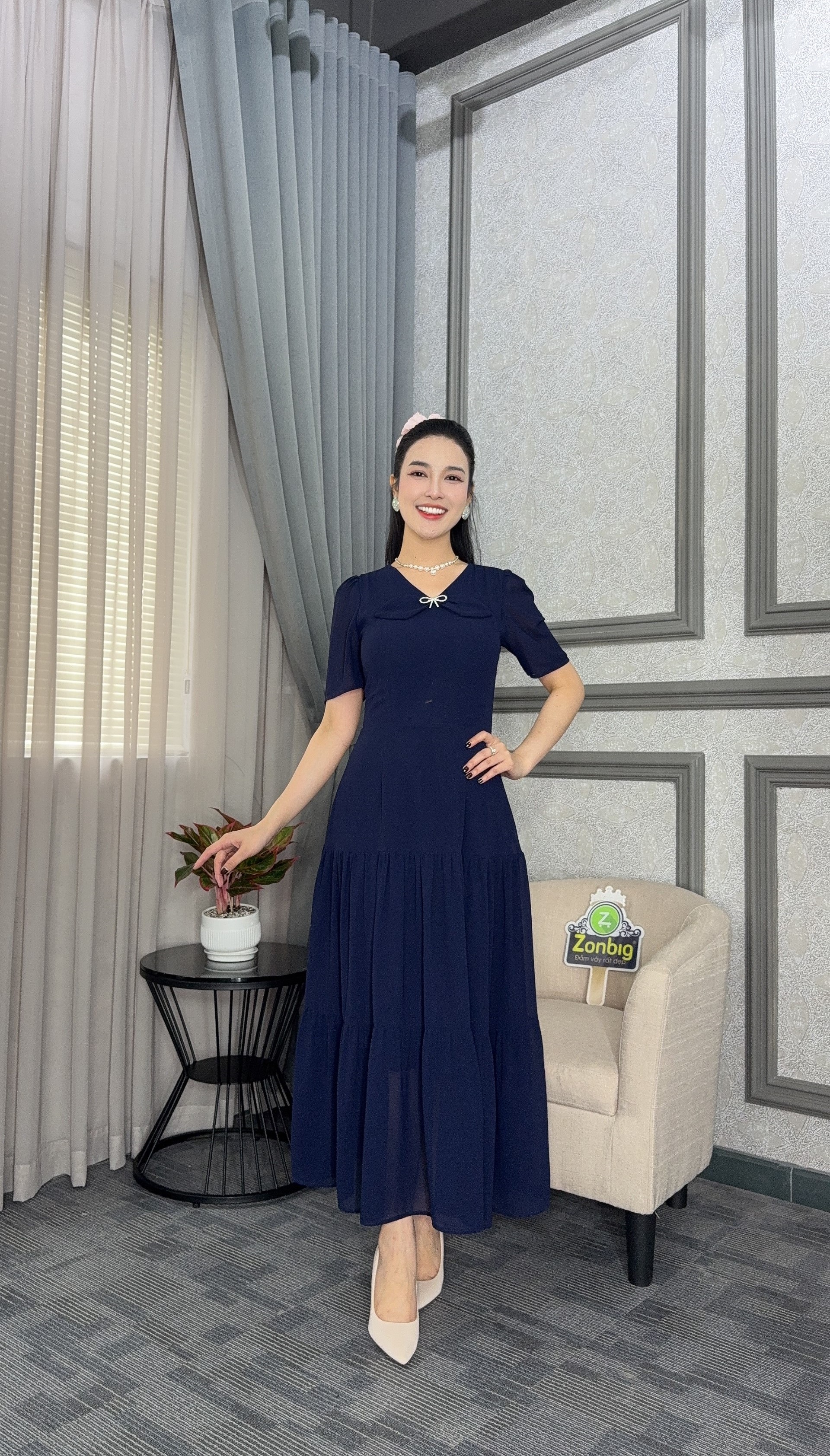 Đầm xòe - Y1981 - Thương hiệu Zonbig_thumbnail_1