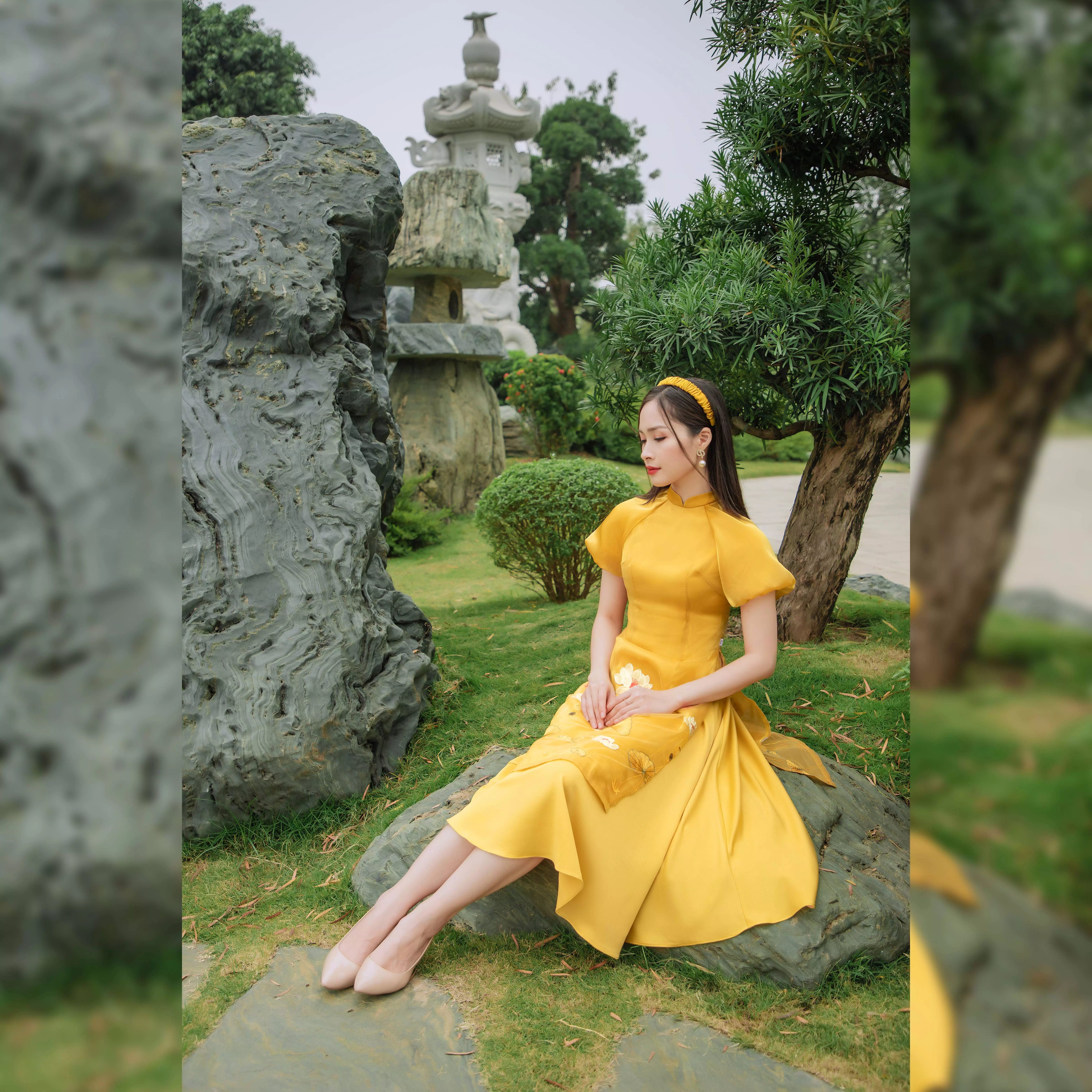 Áo dài hoa sen mẹ_thumbnail_4