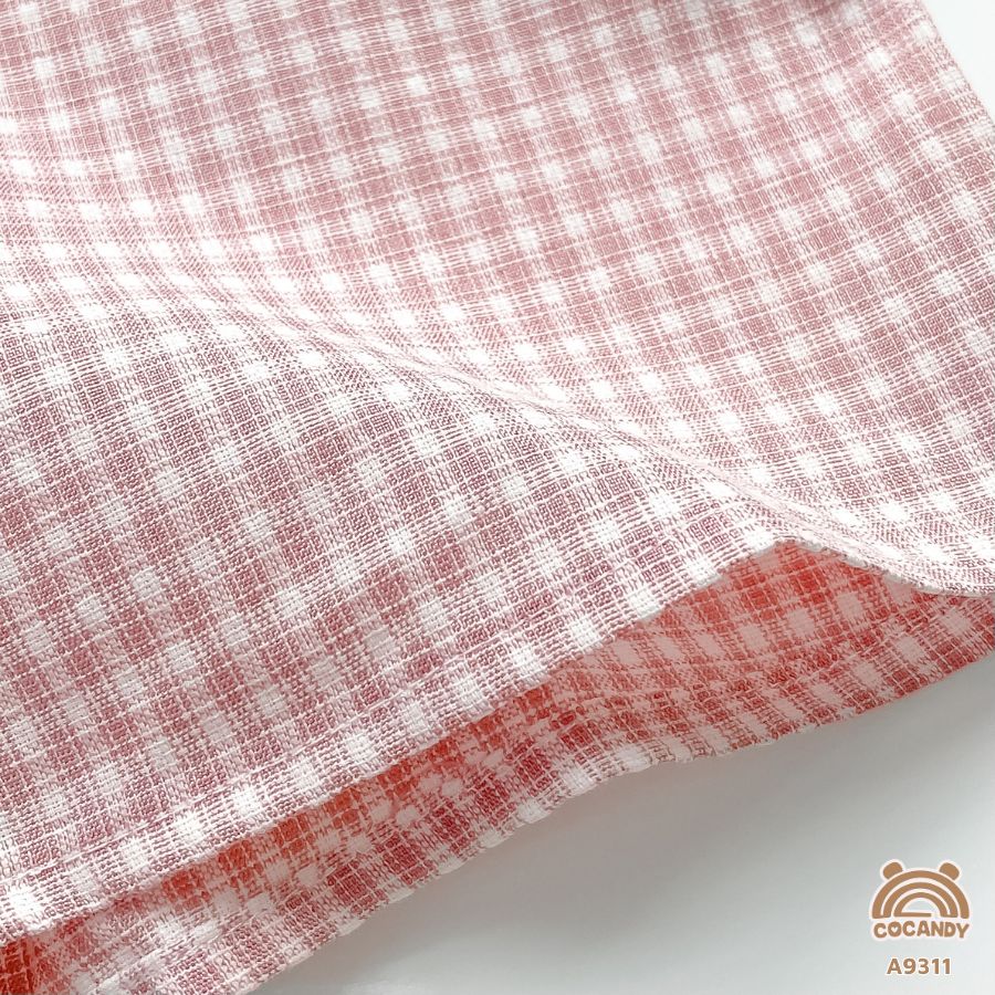 Áo cộc caro HỒNG nẹp 2 túi ngực_thumbnail_4