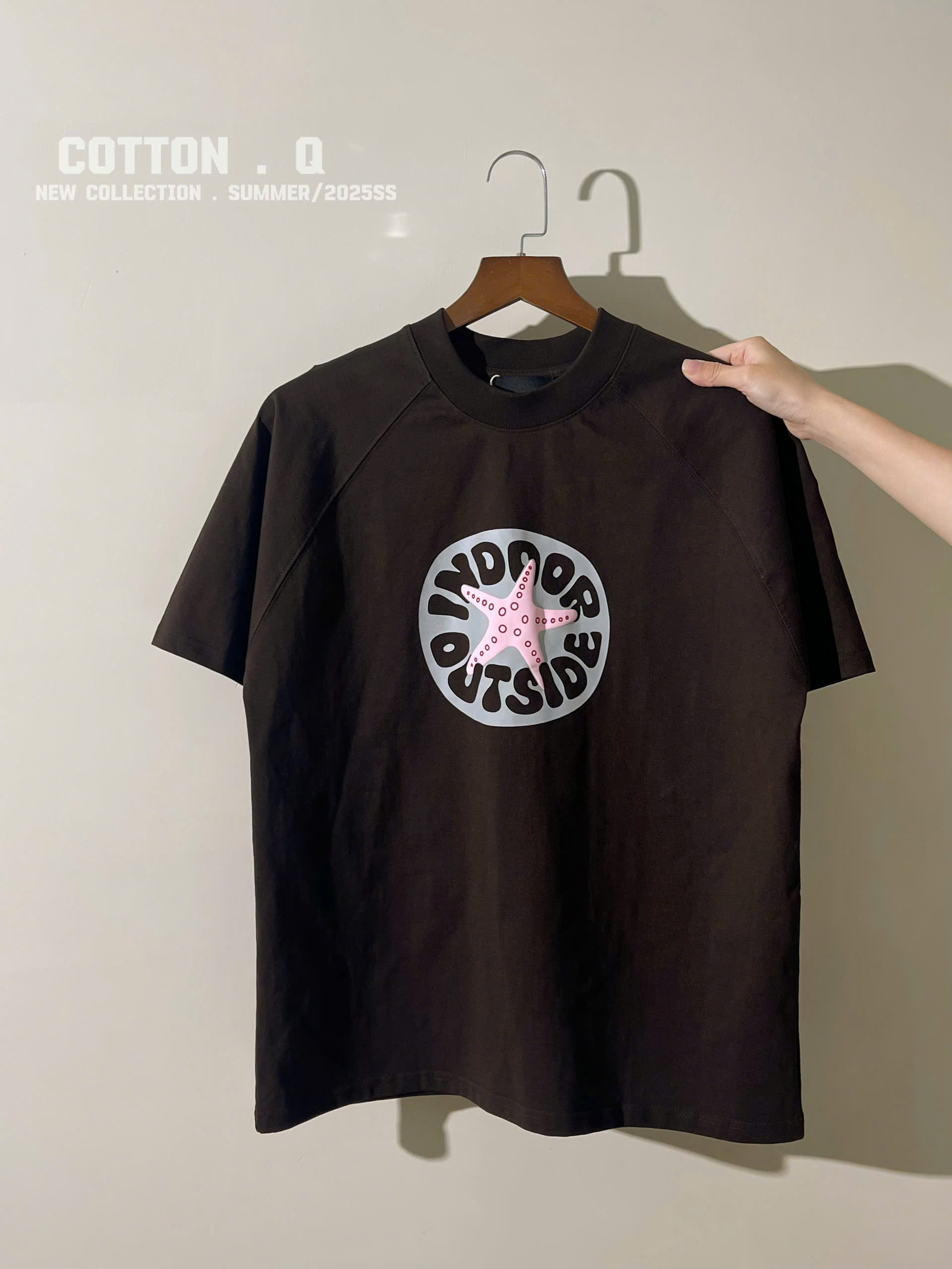 HA29 - Áo thun nâu sao biển