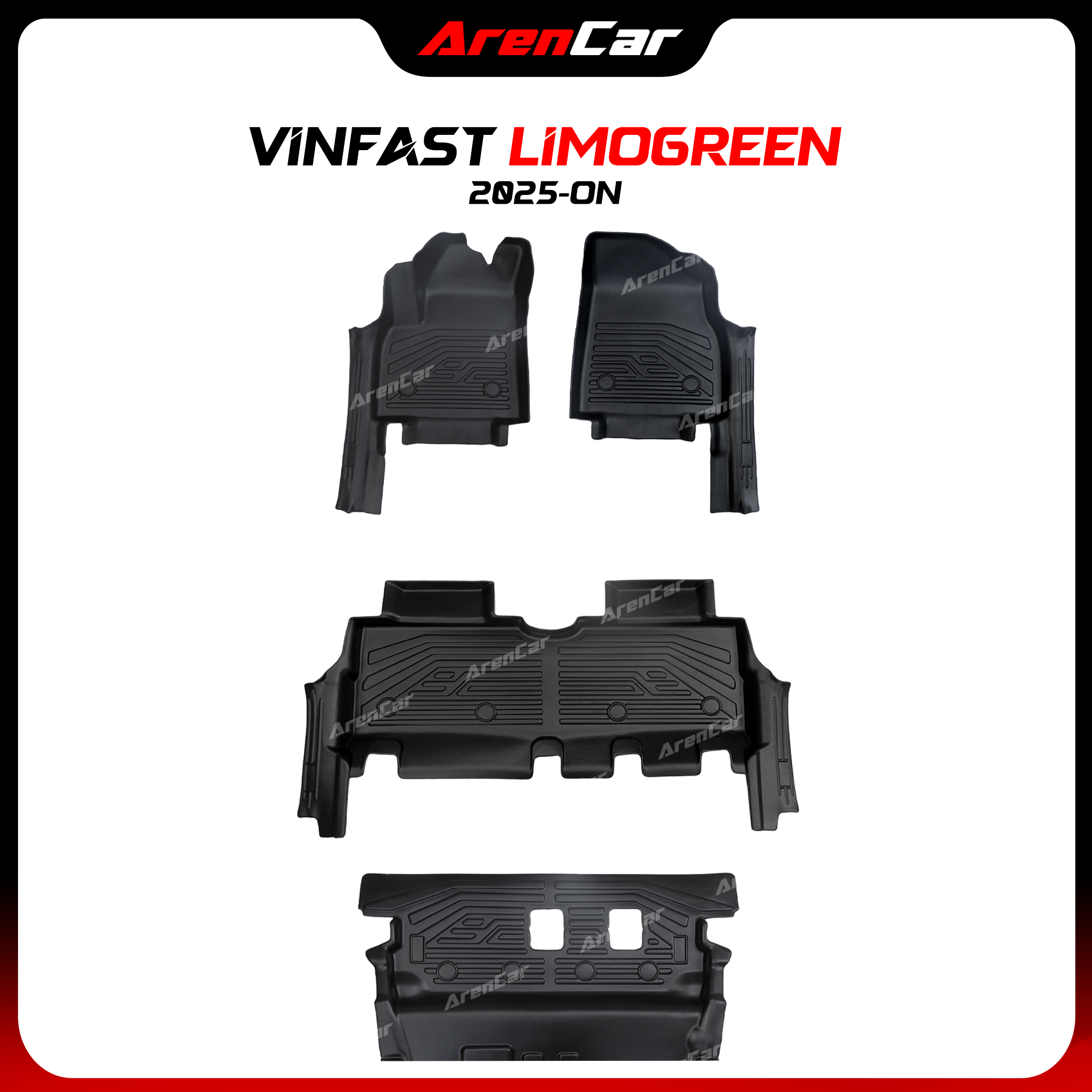 Thảm Lót Sàn Ô Tô Nhựa Đúc TPE Vinfast Limo Green