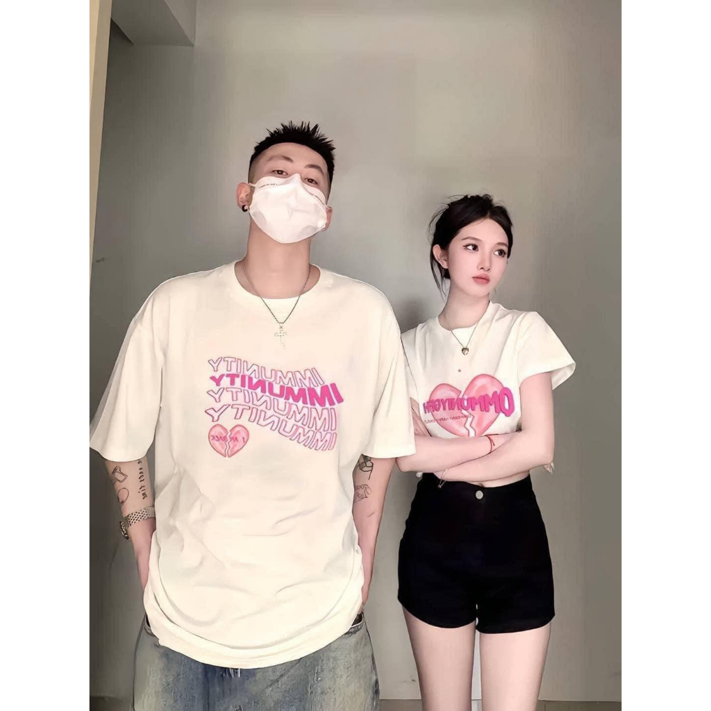 Áo đôi in hình kute - Áo thun nam nữ Loza G0064_thumbnail_5