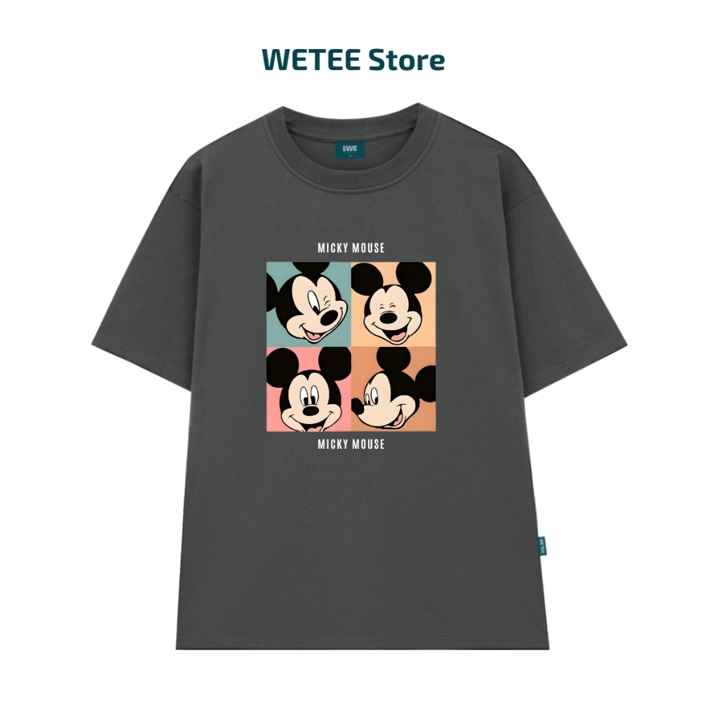 Áo thun unisex UX30-1173 4 hình MICKEY MOUSE dáng oversized local brand WETEE_thumbnail_7