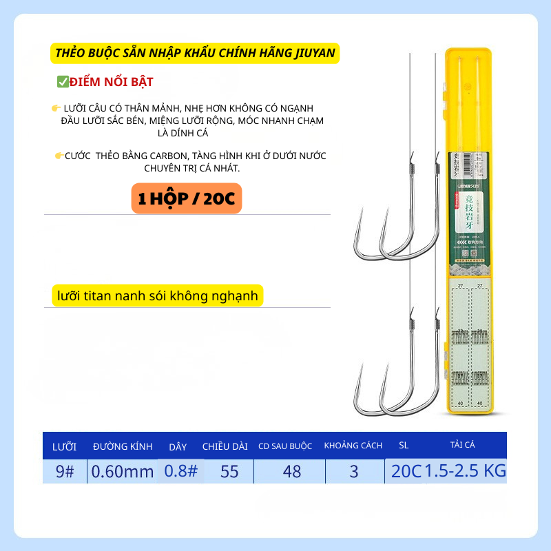 Hộp Thẻo Thi Đấu JIUJAN Lưỡi Nanh Sói Không Nhạnh_thumbnail_12