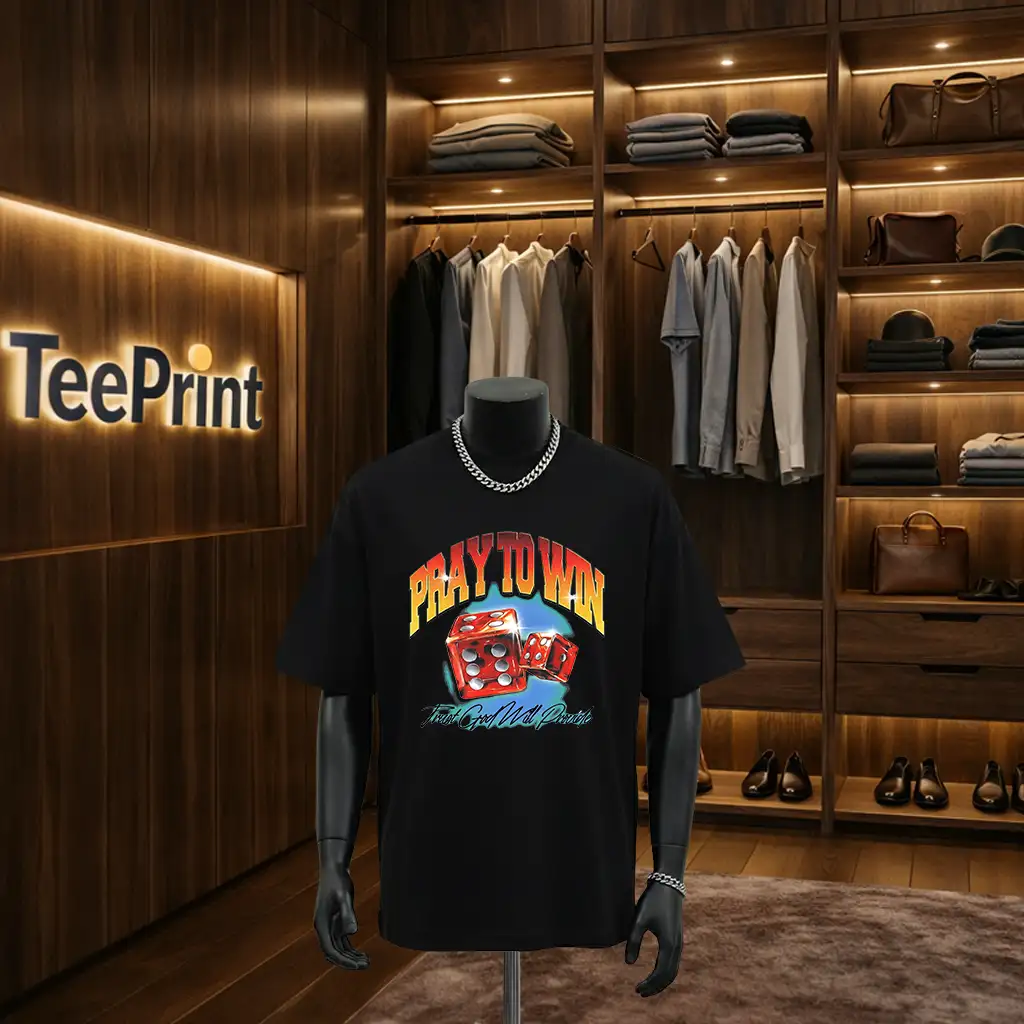 Áo thun nam form rộng cá tính TeePrint 3202_thumbnail_2