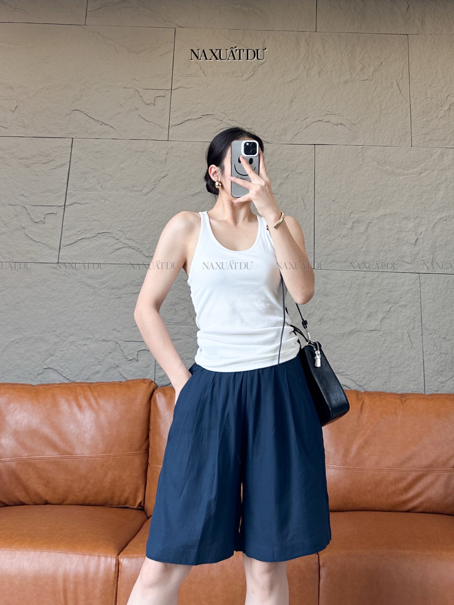 Quần short linen - Q283 (SALE)