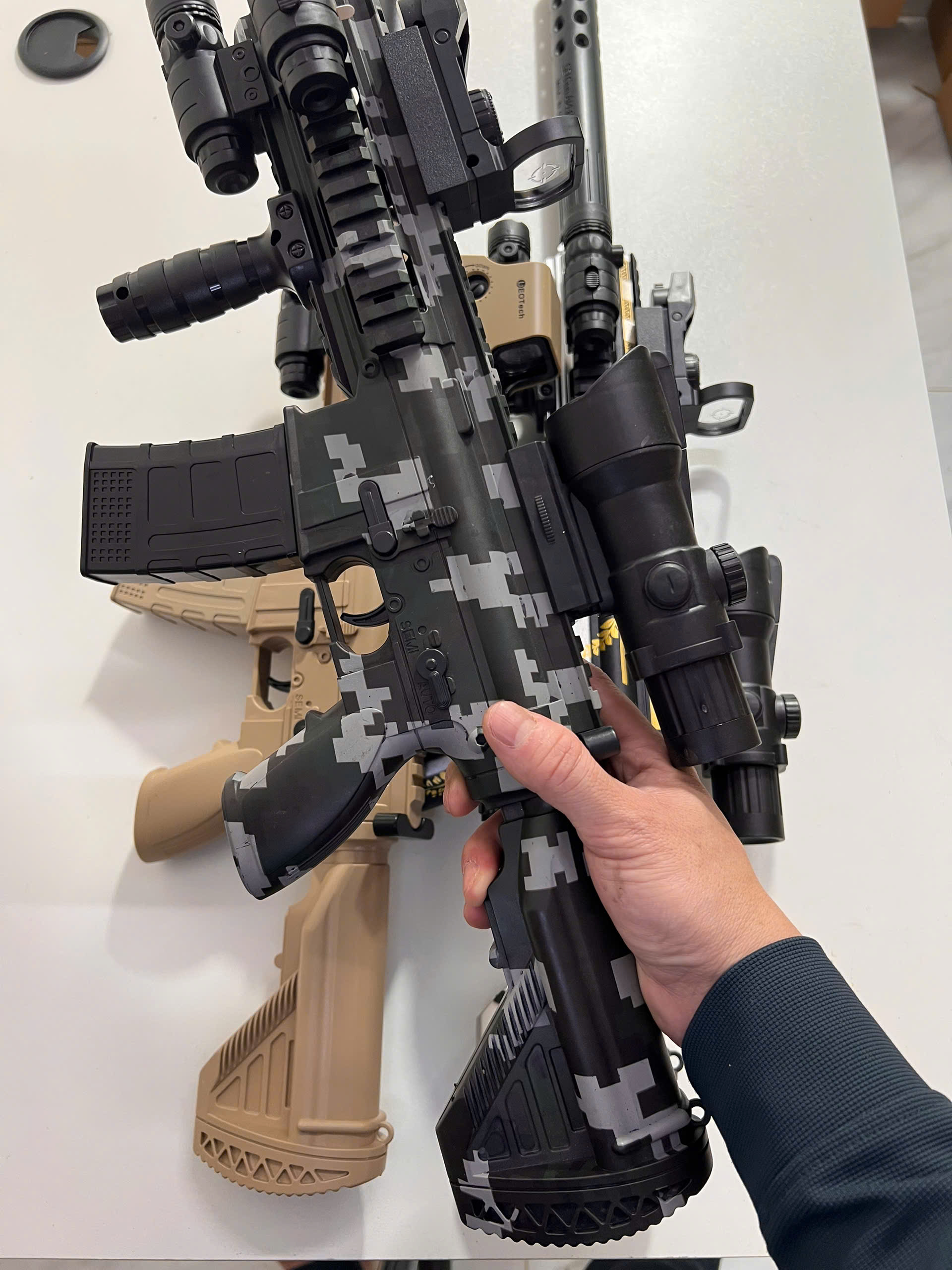 Đồ chơi Súng trường 𝐌𝟒𝟏𝟔 Full Auto Đạn hạt nở size 88cm_thumbnail_14