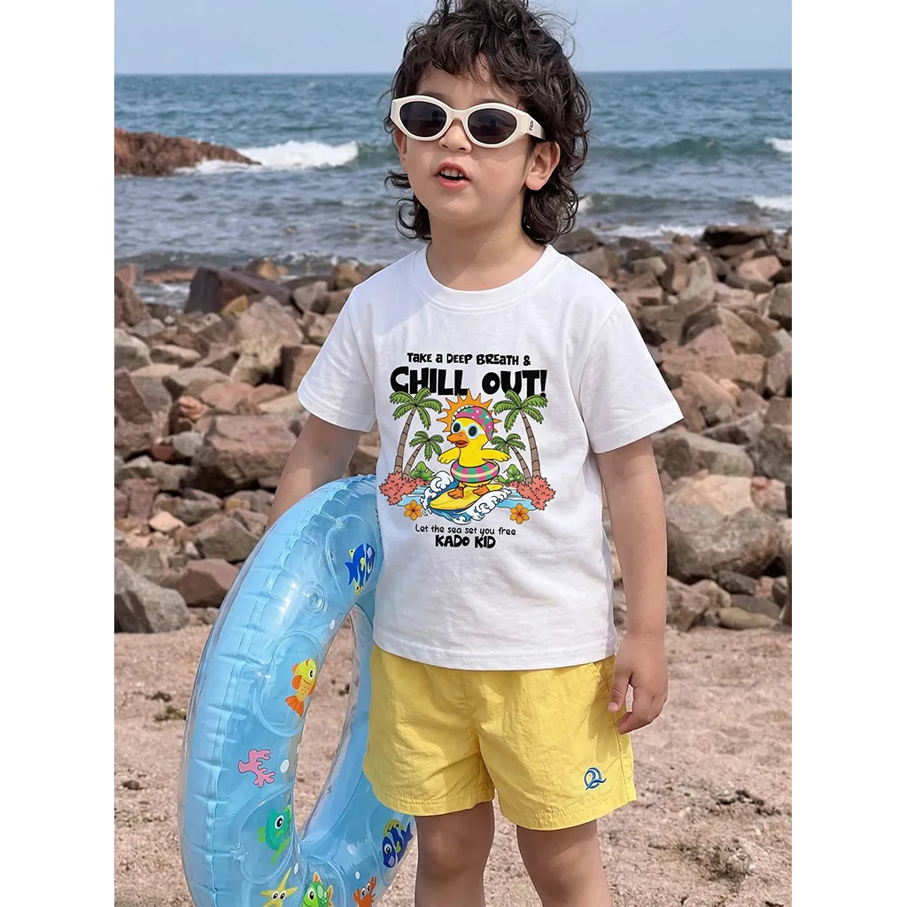 Áo thun bé trai bé gái hè biển Kado form rộng 3431_thumbnail_2