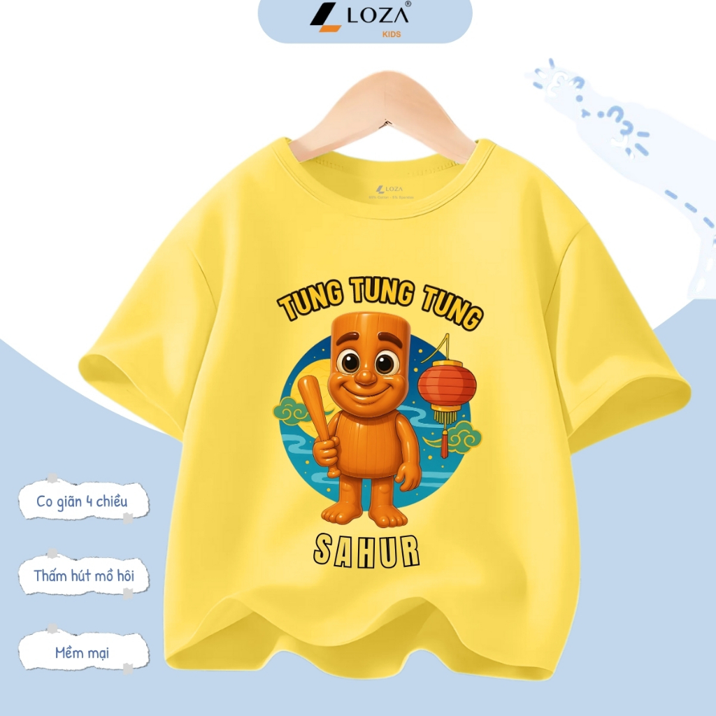 Áo thun Brainrot Tung tung tung sahur cho bé trai từ 15-45kg - Áo phông trẻ em Loza Kids - AT3238_thumbnail_5