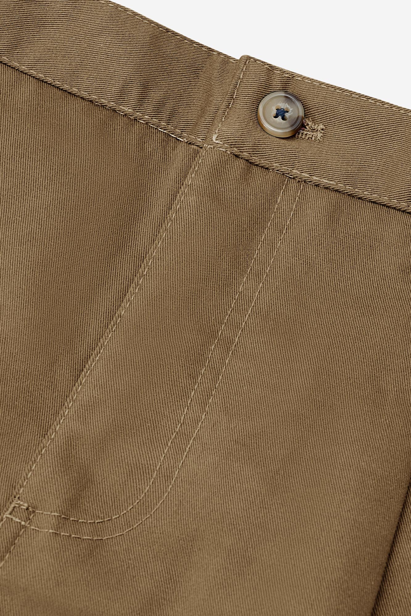 Quần Kaki Thô 2 Li Nam Trung Niên ANCHI Phom Suông Ống Rộng Màu Nâu_thumbnail_4