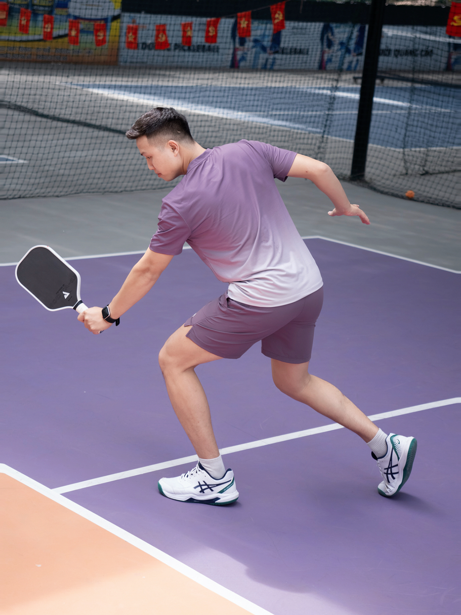Áo thun thể thao nam chơi Pickleball/Tennis Ombre Active Manesti_thumbnail_11