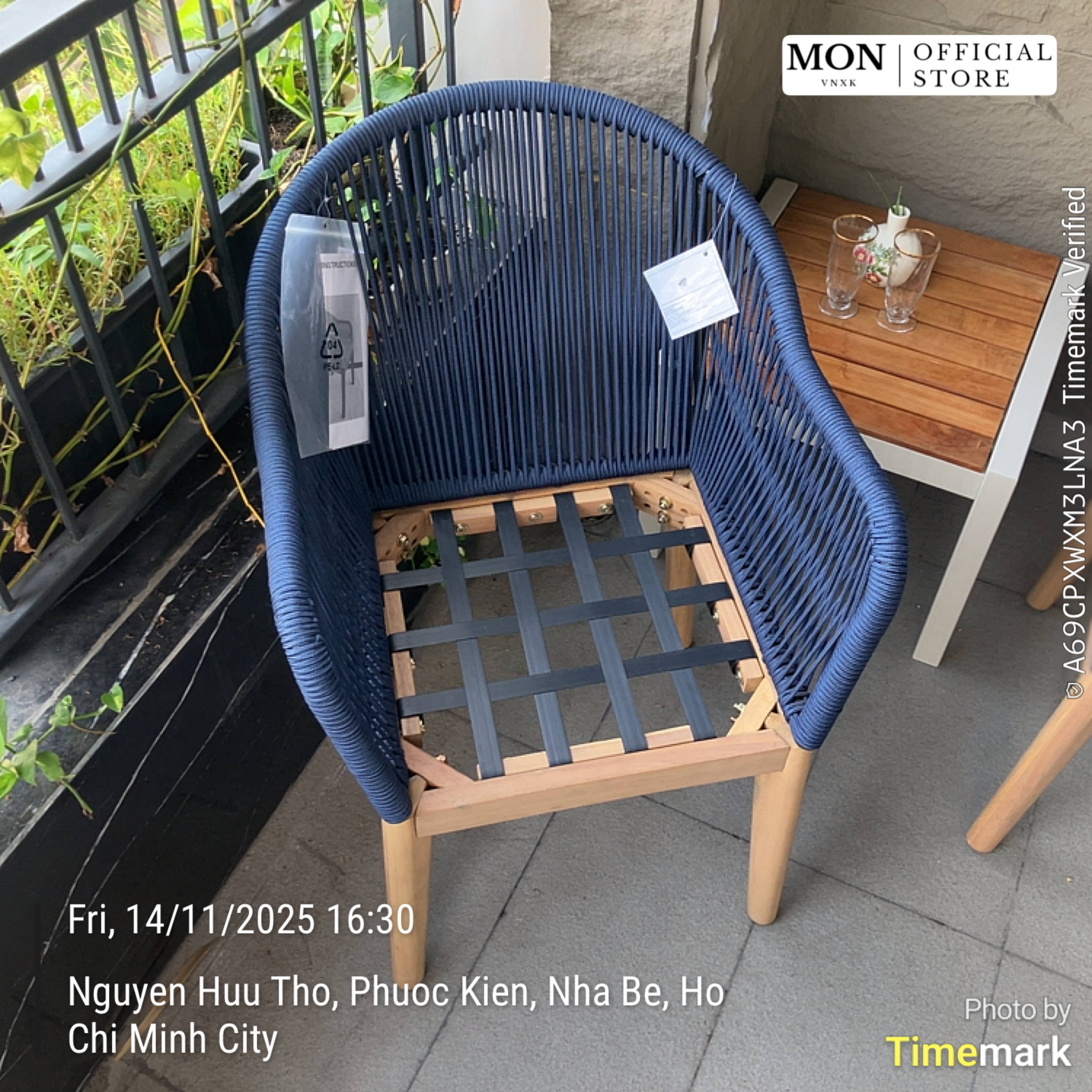 SET 2 GHẾ ROPE DINING CHAIR( Thanh lý)