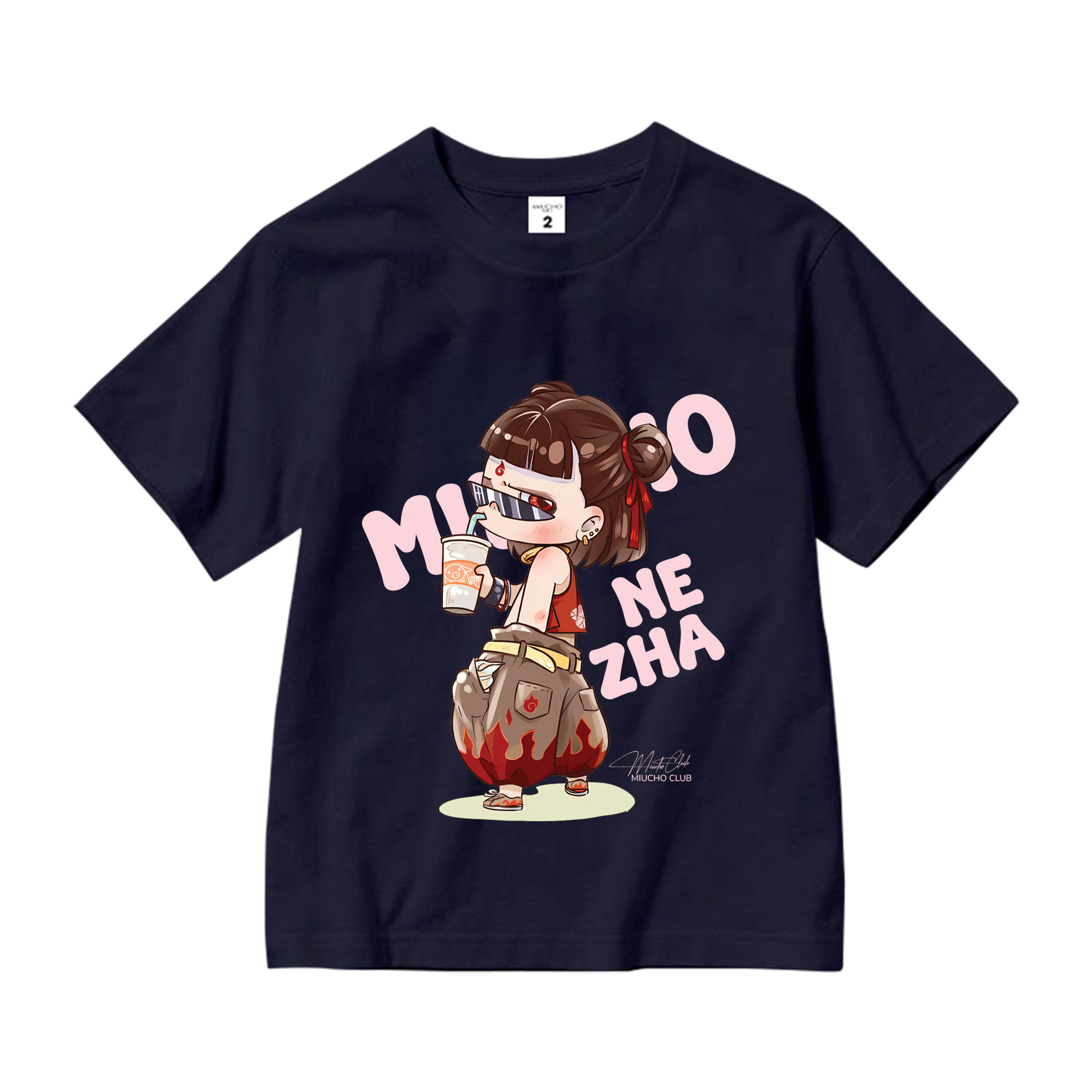 Áo thun bé gái Natra dễ thương 2017 Miucho Kid cổ tròn vải cotton co giãn thoáng mát in mix_thumbnail_12