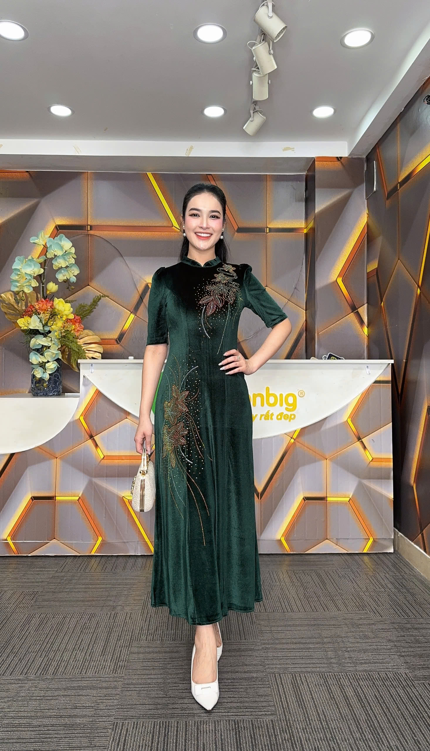 Đầm sườn xám - Y1871 - Thương hiệu Zonbig_thumbnail_4