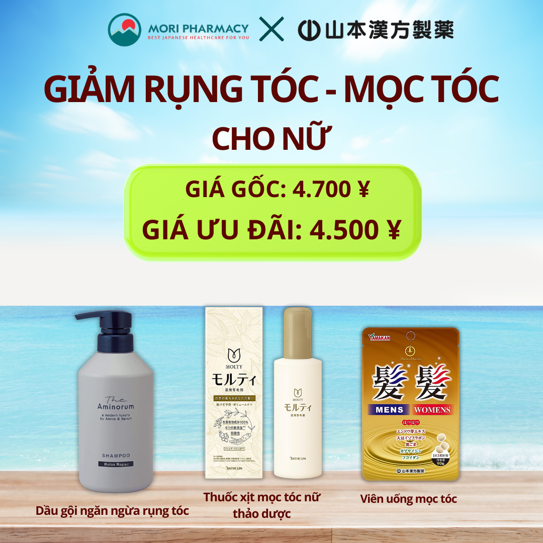 Combo Mọc tóc nữ ( thảo dược)